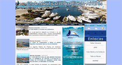 Desktop Screenshot of clubnauticocarboneras.com